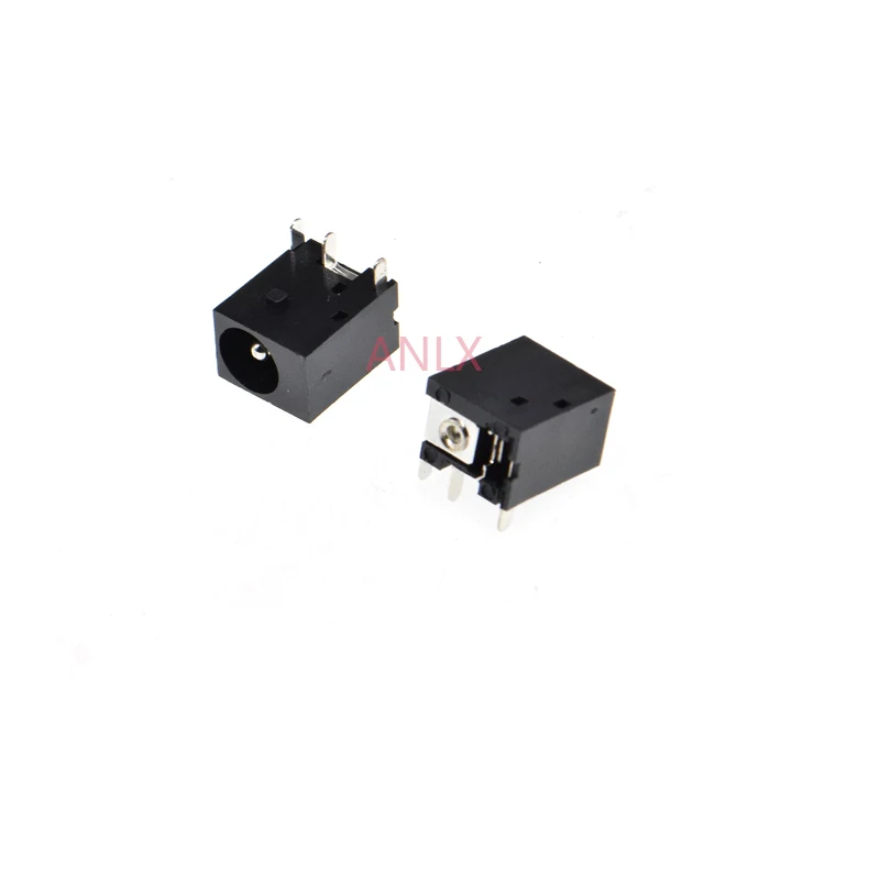 20pcs Dc Power Jack Socket Connector Dc044 5.5*2.1mm Panel Mount 5.5x2.1mm Female dc-044