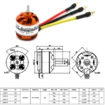 Brushless Motor 2-3S 4S 5S D2830 D2826 D3548 D3542 D3536 D3530 For RC Mini Multicopters Plane Fixed-wing Aircraft - Image 41
