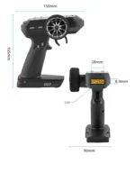 LDARC CT01 2.4G 8CH Two-Way RC Car Remote Controller with CR1800 2.4G 8CH Receiver for RC Car Boat Tanks - Image 23