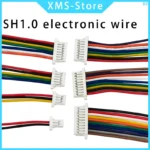 10PCS JST SH1.0 SH 1.0mm Wire Cable Connector 2/3/4/5/6/7/8/9/10/12 Pin 1.0MM Pitch Plug 10CM/20cm/30CM Wire Length 28AWG