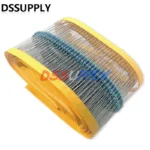 100PCS/LOT Metal Film Resistor 1/4W 1% 100R 220R 1K 1.5K 2.2K 4.7K 10K 22K 47K 100K 100 220 1K5 2K2 4K7 Ohm Resistance 1R~22M - Image 2