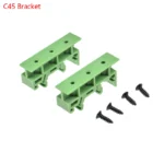 10set=20PCS PCB 35mm C45 DIN Rail Mounting Adapter Circuit Board Bracket Holder Carrier Clips