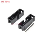 5/10Pcs Right Angle 6/10/20/26/34/40 Pin 2.54mm Pitch Male Socket Idc Box Header Pcb Connector Double Row 10p/20p/40p Dc3 Header - Image 9