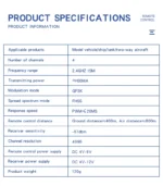 HotRC DS-4A 2.4G 4 Channel Single Hand RC Radio Transmitter with 4Ch Receiver for RC Car boat  Drone Airplane - Image 9