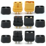 5 pair Amass XT60+ XT60H Plug Connector With Sheath Housing Male & Female For RC Lipo Battery FPV Quadcopter - Image 2