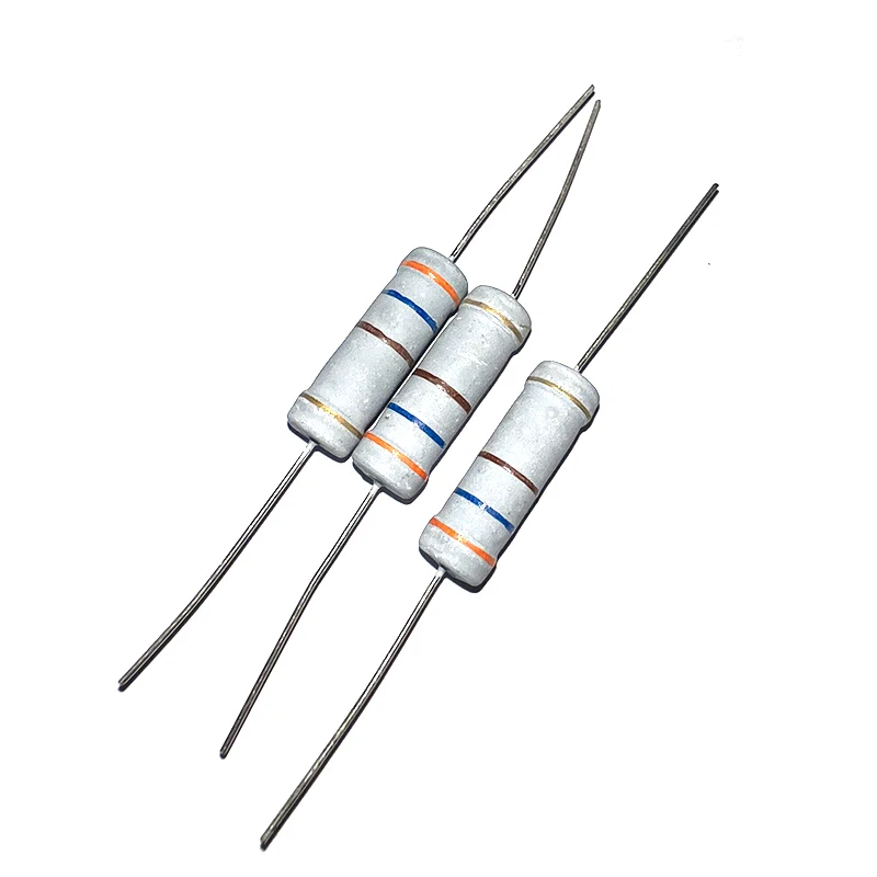 10pcs 5W Carbon Film Resistor 5% 3R6 36R 360R 3K6 36K 360K 3.3 36 360 R K Ohm 1R 2.2R 3.3R 10R 22R 33R 4.7R 47R 5.1R 51R 1R-1M