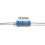 20pcs 2W 9.1R 91R 910R 9.1K 91K 910K 9R1 9.1 91 910 Ohm R K Accuracy 1% Five-Color Ring Resistance 0.1R-910 Metal Film Resistor - Image 4