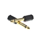 2Pcs 3.5mm Female To 6.3mm Male Audio Adapter Jack To Plug Converter - Image 3