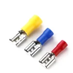 10/50/100pcs Female Crimp Terminal 2.8mm 4.8mm 6.3mm Insulated Spade Wire Connector Electrical Wiring Cable Plug Red Blue Yellow - Image 6