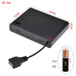 1Pcs USB Female AA Battery Box With Switch 1AA/2AA/3AA/4AA 1X/2X/3X/4X Slot Battery Holder Case With Plug 1.5V/3V/4.5V/7V/9V/12V - Image 7