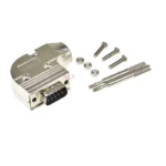 1Pcs DB9 Metal Housing Hood Right Angle Shell For D-SUB 9 Pin 2 Rows DB9 Pin Serial RS232 connector - Image 5