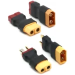10pcs T Male Plug to XT60 Male / T Female Plug to XT60 Female Adapter For RC Helicopter Quadcopter LiPo Battery Plug Connector - Image 2