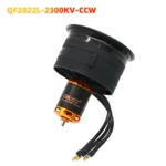 QX-MOTOR new 64mm EDF CW/CCW 12 Blades Ducted Fan with QF2822 Brushless Motor 2100KV 2300KV 3300KV 4300KV for Remote control toy - Image 9
