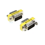 5pcs Vga Svga Db15 15pin Male To Male Connector 15p Mini Gender Changer Adapter - Image 3