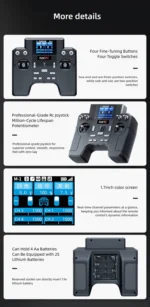 Hotrc HT-8A 2.4G 8CH  Transmitter HT8A Remote Control with F-08A Receiver For RC Helicopter Aircraft Car Ship Tank Robot - Image 17