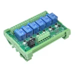 6 Channels relay module DIN Rail Mount SRD-05VDC-SL-C SRD-12VDC-SL-C SRD-24VDC-SL-C 10A 5V 12V 24V DC PNP NPN  1NO 1NC - Image 2