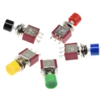 1Pcs 3Pin C-NO-NC 6mm Mini Momentary Automatic return Push Button Switch ON-(ON) 2A 250VAC/5A 120VAC Toggle Switches PS-102 - Image 3