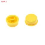 50PCS round Tactile Button caps for B3F-4055 12X12X7.3MM Micro TACT Key SWITCH FOR ARDUINO 12*12*7.3MM 12X12X7.3 SWITCHES - Image 6