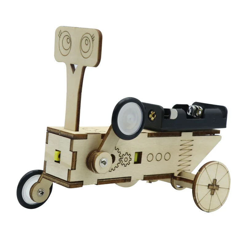 Sf915f1de6fbe4b28bc045eb1b5778f50S.webp DIY Reptile Robot Electric Wooden Science Experiments Toys for Children Educational Handmade Assemble Toys Boys Girls - Image 1