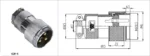 GX40 40MM aviation connector With Flange male & female 2/3/4/5/6/7/8/9 pin wire panel connector aviation plug socket 2pin 3pin - Image 6