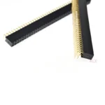 5pcs 2x40 Pin Single Row Right Angle Female Pin Header 2.54mm Pitch Strip Connector Socket 2*40 40p 40pin 40 Pin For Pcb Board - Image 3