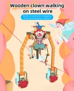 DIY Joker walking on a tightrope DIY Science Experiment Kit & Education Model Toy Physics Science Toys For Children Gift Toy - Image 7