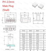 5Pcs JST-1.25mm ZH-1.5mm PH-2.0mm XH-2.54mm Male/Female Plug Connector With Wire 2/3/4/5/6/7/8/10P Pin Header Socket For Arduino - Image 29