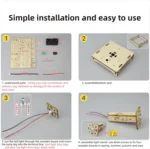 DIY Light Controll Lights Model Handmade Projection Lamp Science Technology Educational Kit Puzzle STEM Toy for Children - Image 12