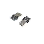 10pcs Micro Usb Male Plug Connector mk/5p 5pin surface-mount For Mobile Socket