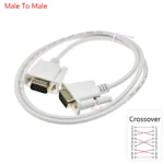 1PCS DB9 Serial Cable 9Pin RS232 Male/Female Straight/Crossover Type  PC Converter Expansion Cable 1.5M Extension Cable - Image 4