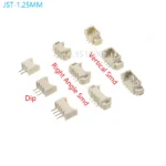 10PCS 1.0 1.25 1.5 2.0 2.54 SH/JST/ZH/PH/XH 1.25MM 2.0MM 2.54MM Male Pin Header Socket Dip/Right Angle SMD 2/3/4/5/6/7/8/9/P Pin - Image 2