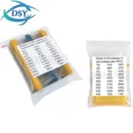 600pcs/set 30 Kinds 1/4W Resistance 1% Metal Film Resistor DSSUPPLY Pack Assorted Kit 1K 10K 100K 220ohm 1M Resistors 300pcs/set - Image 8