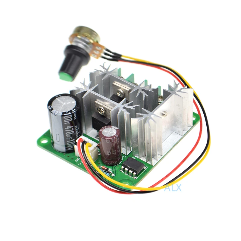 Sfd2facd50a16404480155ff1c1073cfaM.webp 6V-90V 12V 24V 48V 15A pulse width PWM DC MOTOR SPEED Regulator Governor speed CONTROLLER SWITCH Adjustable module PLC - Image 1