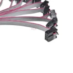 5PCS FC-6p 30CM 2.54MM pitch JTAG AVR ISP DOWNLOAD CABLE 6P WIRE 6PIN Gray Flat Ribbon Data Cable FOR DC3 IDC BOX HEADER - Image 2