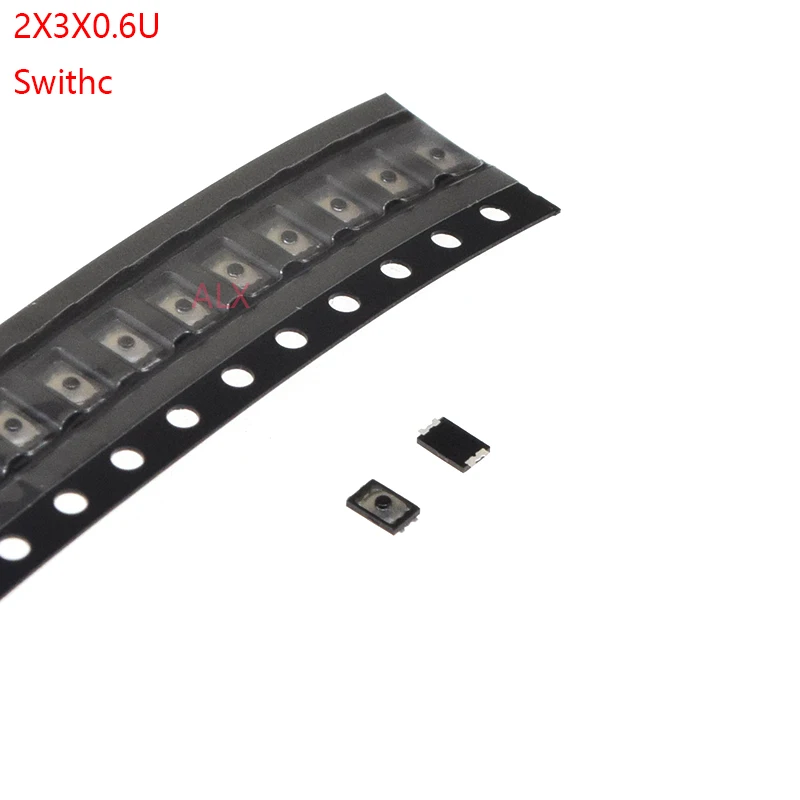 20/50/100pcs 2x3x0.6 U Tactile Push Button Switch Tact 4 Pin Micro Switch SMD Mini Thin Thin Film Key Light Touch Switch