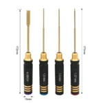 4pcs Titanium Coated 1.27mm 1.3mm1.5mm 4.0Box Hexagon Screwdriver Screw Driver Tool Kit For Rc Car 1/24 Axial Scx24 90081 C10 - Image 4