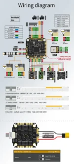 Aocoda-RC F765S F775S V2 Stack F722 V2 3065S / 3075S 65A / 75A 4in1ESC 30x30mm 3-6S per FPV Freestyle Drone - Image 6