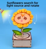 DIY Sunflower DIY Science Experiment Kit & Education Model Toy Physics Science Toys For Children Gift Toy Project - Image 7