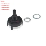 2PC RS26 1 Pole 12 Position/2 Pole 6 Position/3 Pole 4 Position/4 Pole 3 Position Selectable Band Rotary Channel Selector Switch