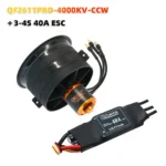 QX-MOTOR 64mm EDF 5 Blades Ducted Fan w/ QF2611 Pro 4000KV 3200KV 2900KV RC Brushless Motor CW CCW for 3S 4S 6S RC Jet Airplane - Image 8